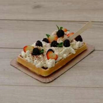 Papierowe tacki - GOFRY, CIASTA - 13x20cm - 100% tektury, 100 sztuk EAN (GTIN) 5907717454643