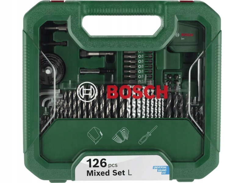 Zestaw wierteł i bitów Bosch Mixed Set L 2608522568 (126 szt.)