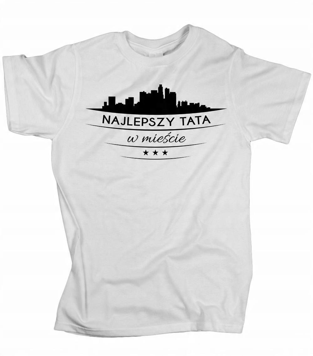 

Koszulka męska Najlepszy tata w mieście 4XL