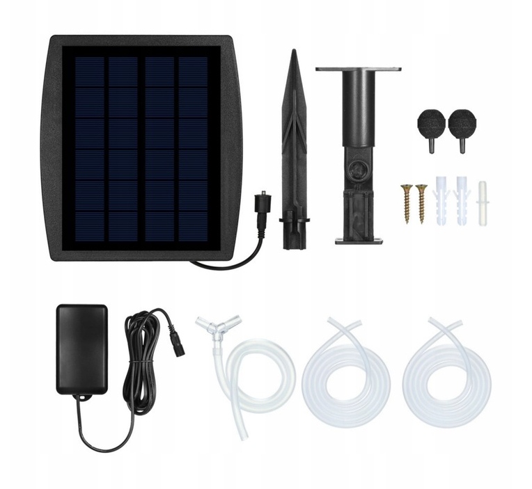 POMPA SOLARNA TLENU POMPKA NAPOWIETRZACZ MOC 2.5W Producent bez marki