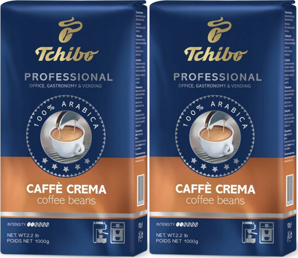 Tchibo Professional Crema kawa ziarnista 1kg x2