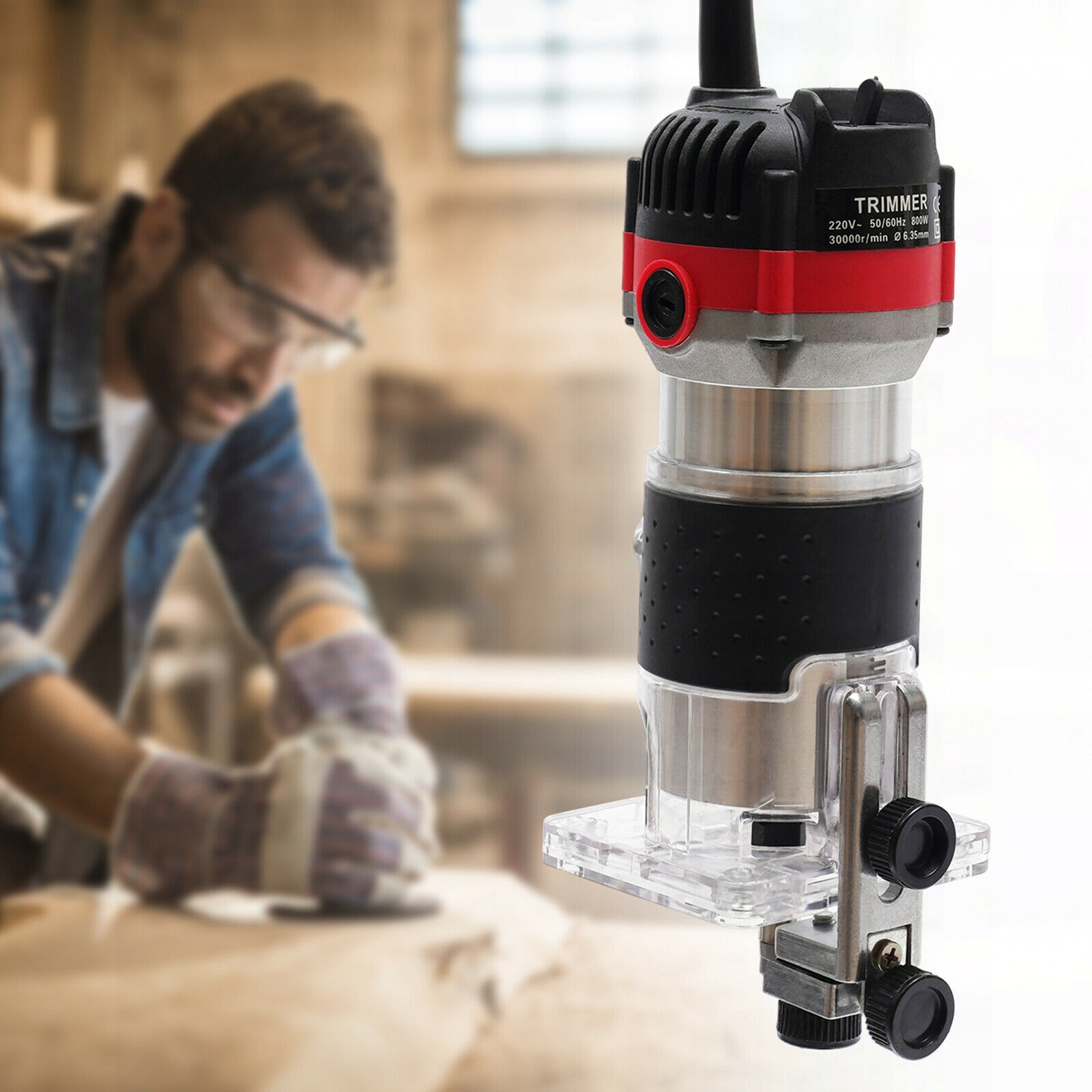 FREZARKA GÓRNOWRZECIONOWA DO DREWNA 800W 30000obr/min Marka bez marki