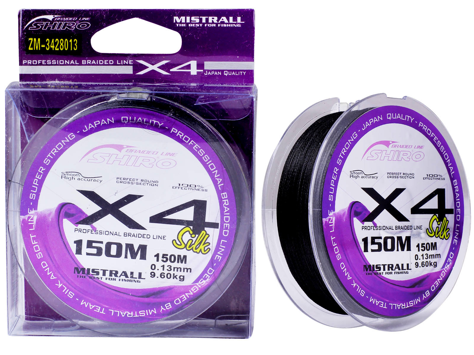 

Plecionka Mistrall Shiro X4 0,15 mm 150m Czarna