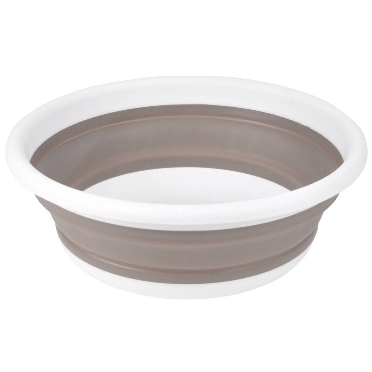 MISKA SKŁADANA silikonowa uniwersalna 9l beżowa