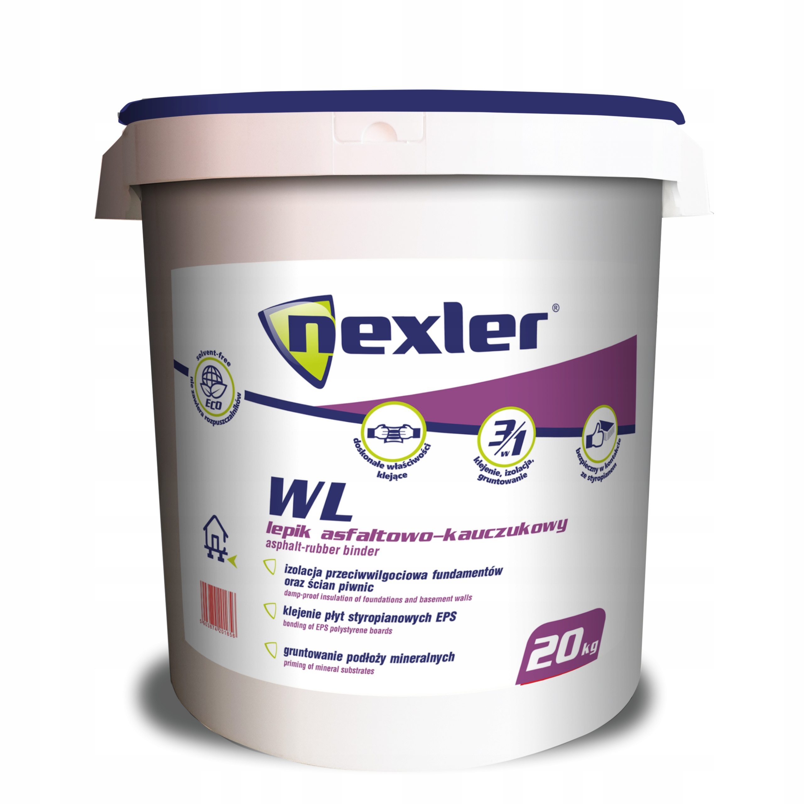 Izolacja przeciwwilgociowa Izohan Wl 20 Kg Nexler