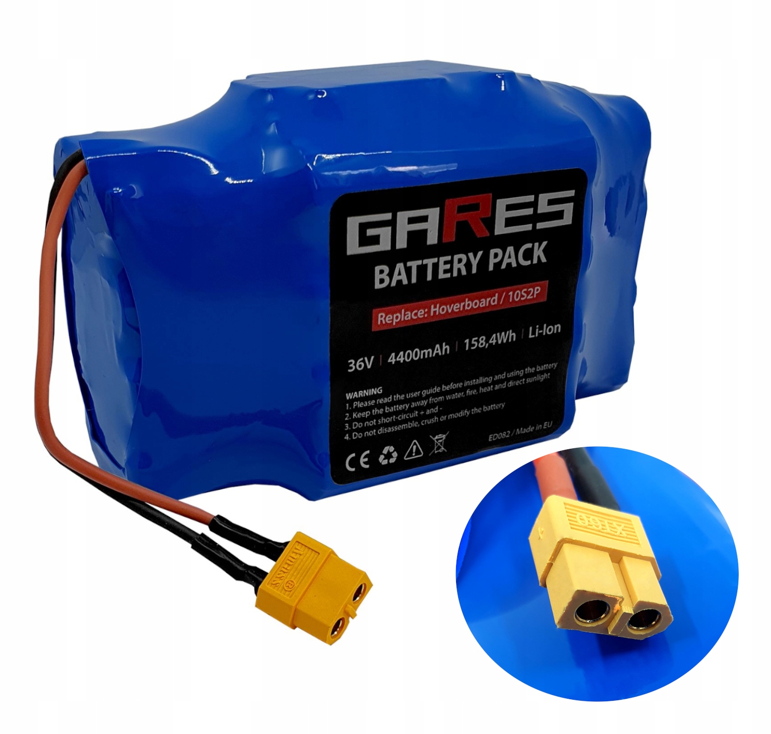 Baterie Akumulátor pro elektrickou desku Hoverboard CN5C22MP 4.4Ah 36V