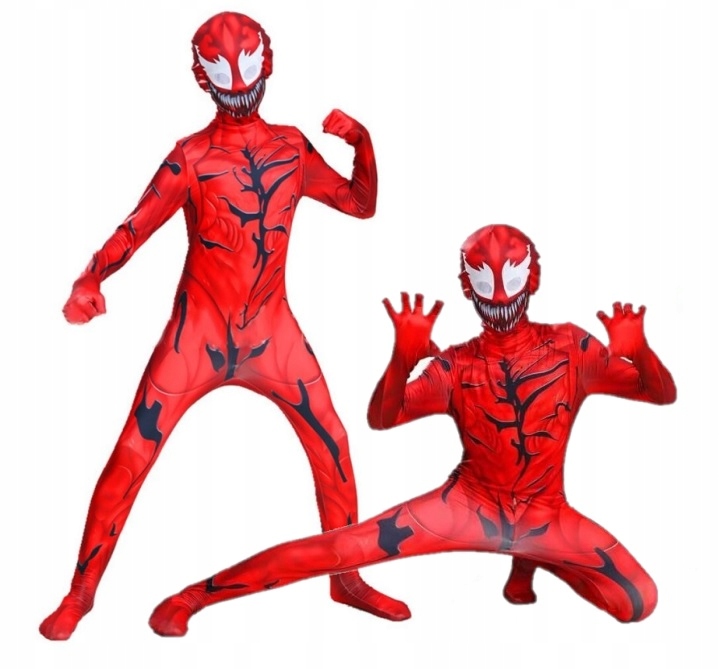 

Strój Venom 2 Carnage Cosplay Skin 104/110 4-5 L