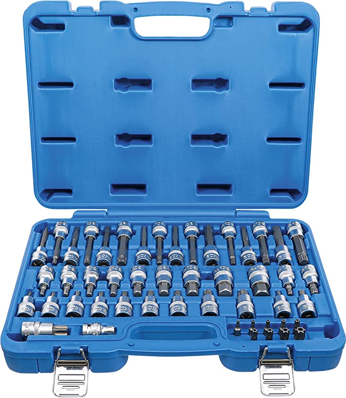 Sada nástrčiek Torx, Imbus, spline 1/2 49ks