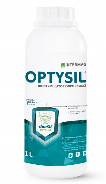 Optysil 1l Krzem w płynie Biostymulator antystresant dla roślin Przed Suszą