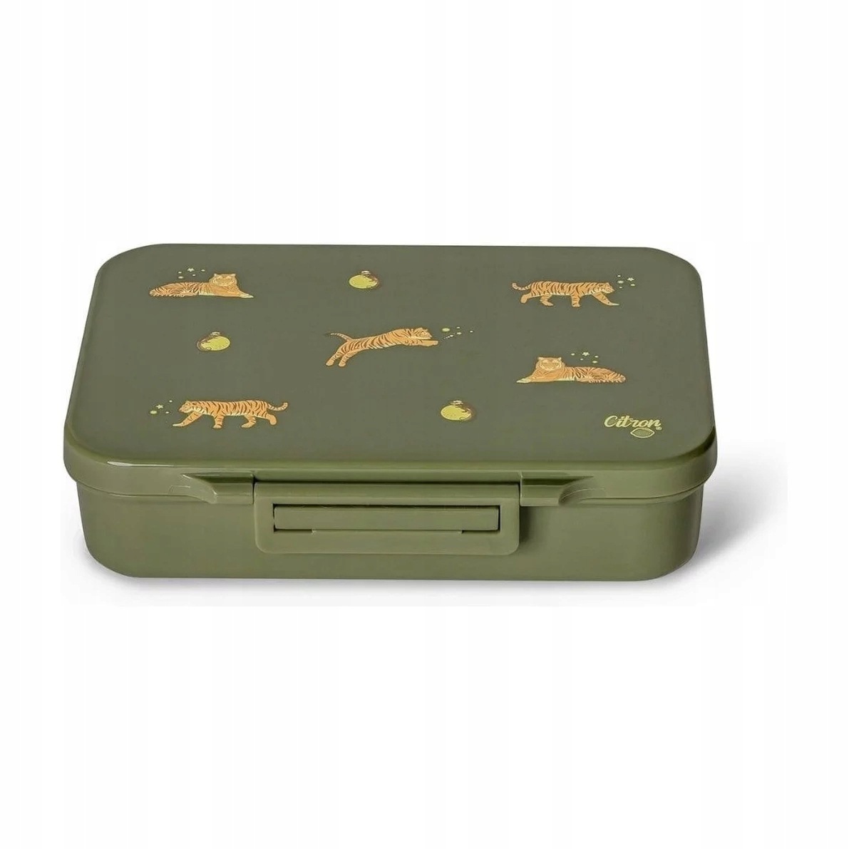 Lunch box Tritanowy Tygrysy Zielony One size Citron