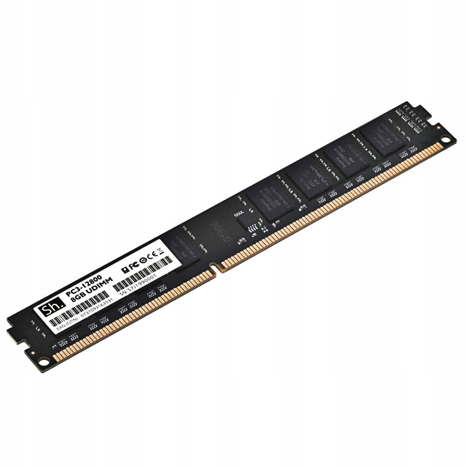Pamięć RAM do PC Sh. DDR3 UDIMM 1600mHz 8GB EAN (GTIN) 0731093163531