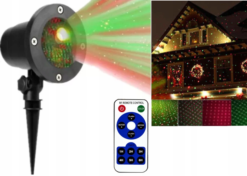

Projektor Laserowy Na Dom Świąteczny Rzutnik 2539