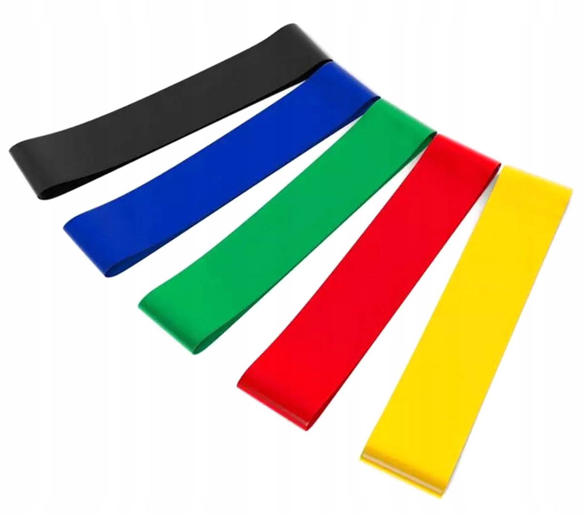 ZESTAW 5 GUM GUMY TAŚMY DO ĆWICZEŃ FITNESS REHABILITACJI FIZJOTERAPII FT37 Kod producenta FT37