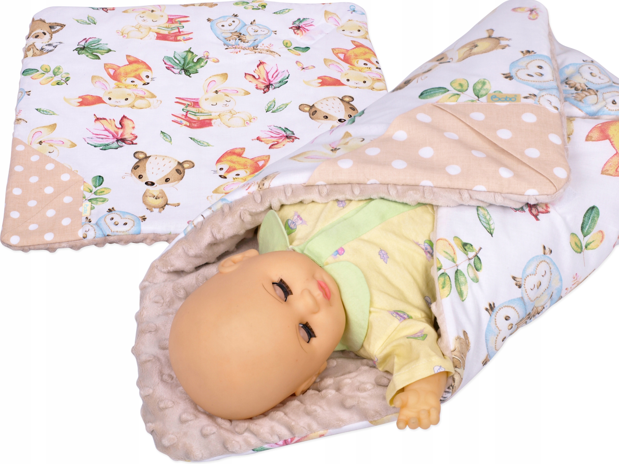 

Becik rożek Bobo dla lali minky Baśniowe Zwierzaki