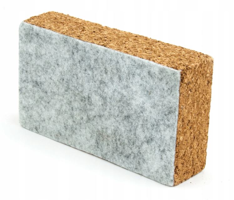 KLOCEK Z KORKA SZLIFIERSKI KORKOWY Z FILCEM DETAIL Kod producenta 0000