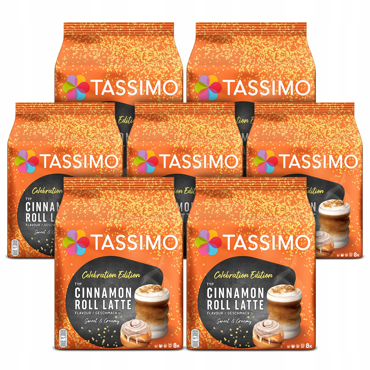 Kapsułki Tassimo Cinnamon Roll Latte 6+1 opakowanie Gratis!