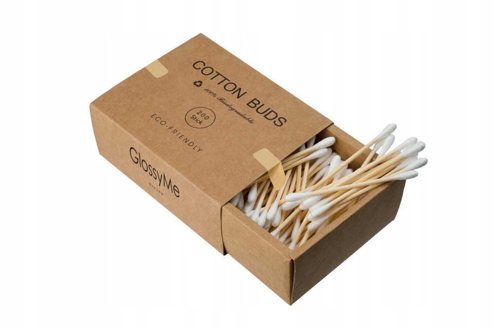 

#swiatglossyme bambusowe patyczki do uszu 200szt.