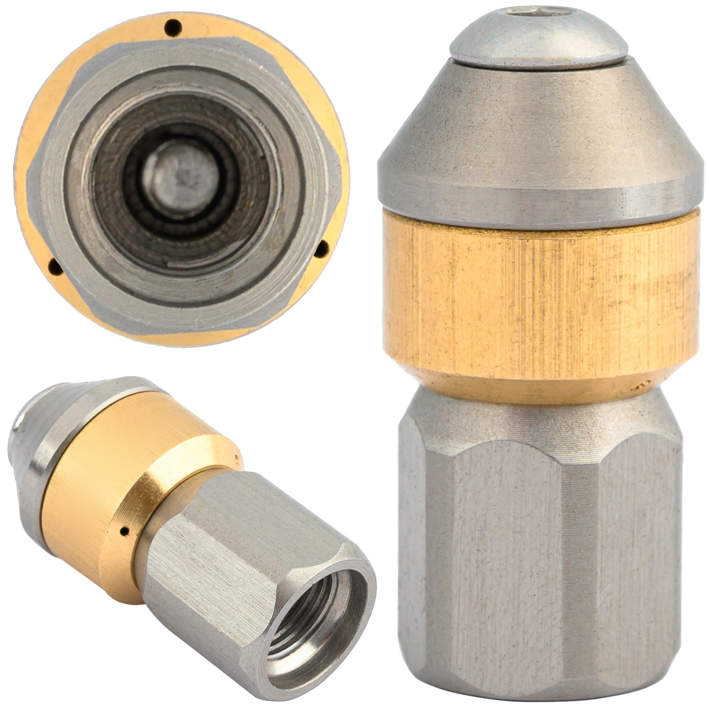 Rotační Tryska A Hlavice Na Čištění Kanalizace Pro Myčku Karcher Hadice 1/8