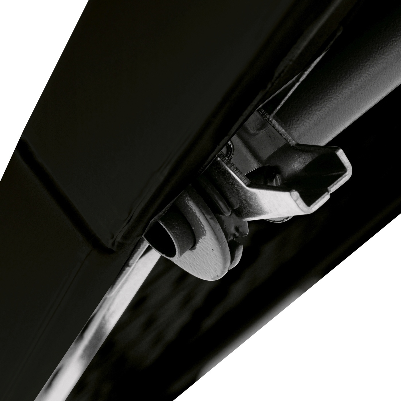 ROZKŁADANY STÓŁ OGRODOWY CATERINGOWY stolik turystyczny SKŁADANY W WALIZKĘ Kolor dominujący czarny