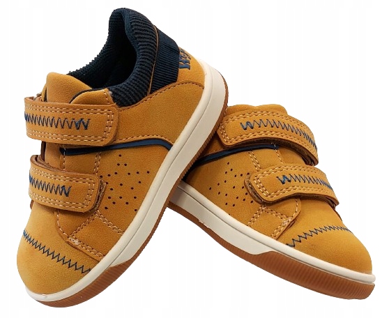 WOJTYŁKO PÓŁBUTY TRZEWIKI SPORTOWE CAMEL RZEPY R 28 W 17,50 CM