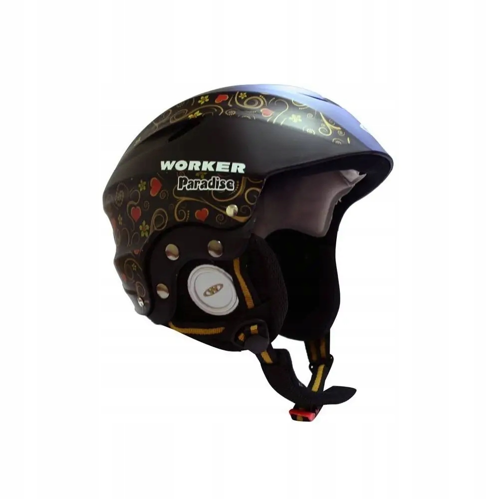 Kask narciarski snowboardowy Paradise Black S