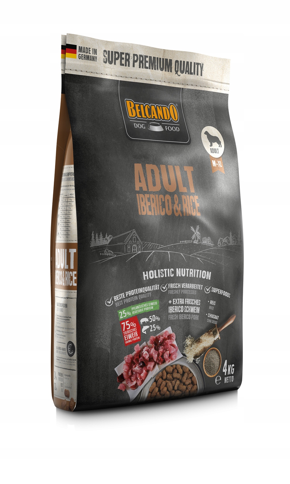 Belcando Adult Iberico Rice M-XL 4 kg Pro Psa