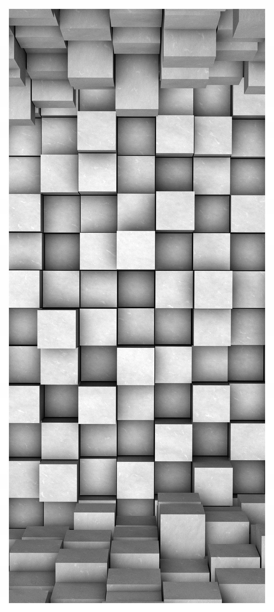 Samolepka Fototapeta Geometrické abstraktní kostky Perspektiva 91x211