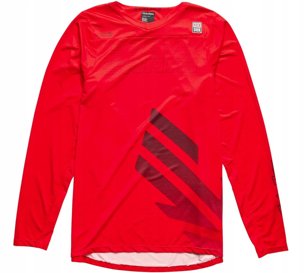 Tld Troy Lee Designs Koszulka Z Długim Rękawem Skyline Ls Sram Eagle Red M