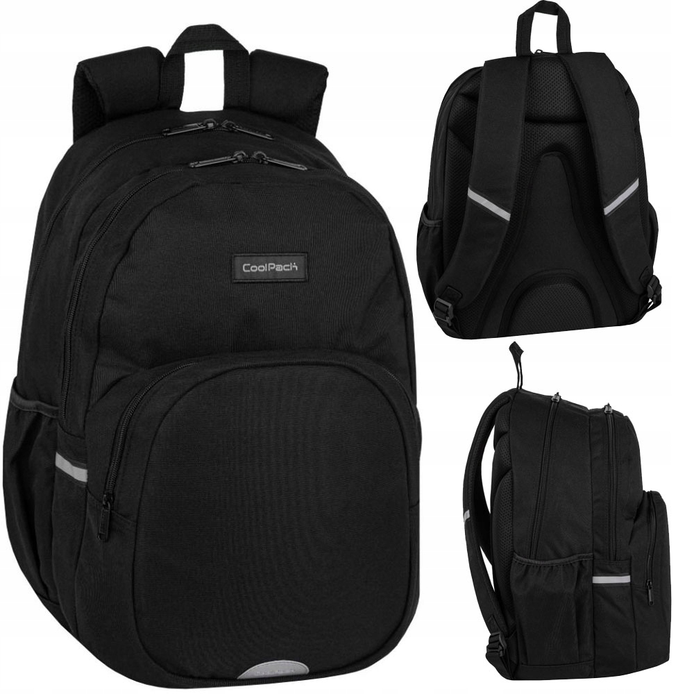 Plecak szkolny wielokomorowy CoolPack Black Rider czarny 27 l młodzieżowy