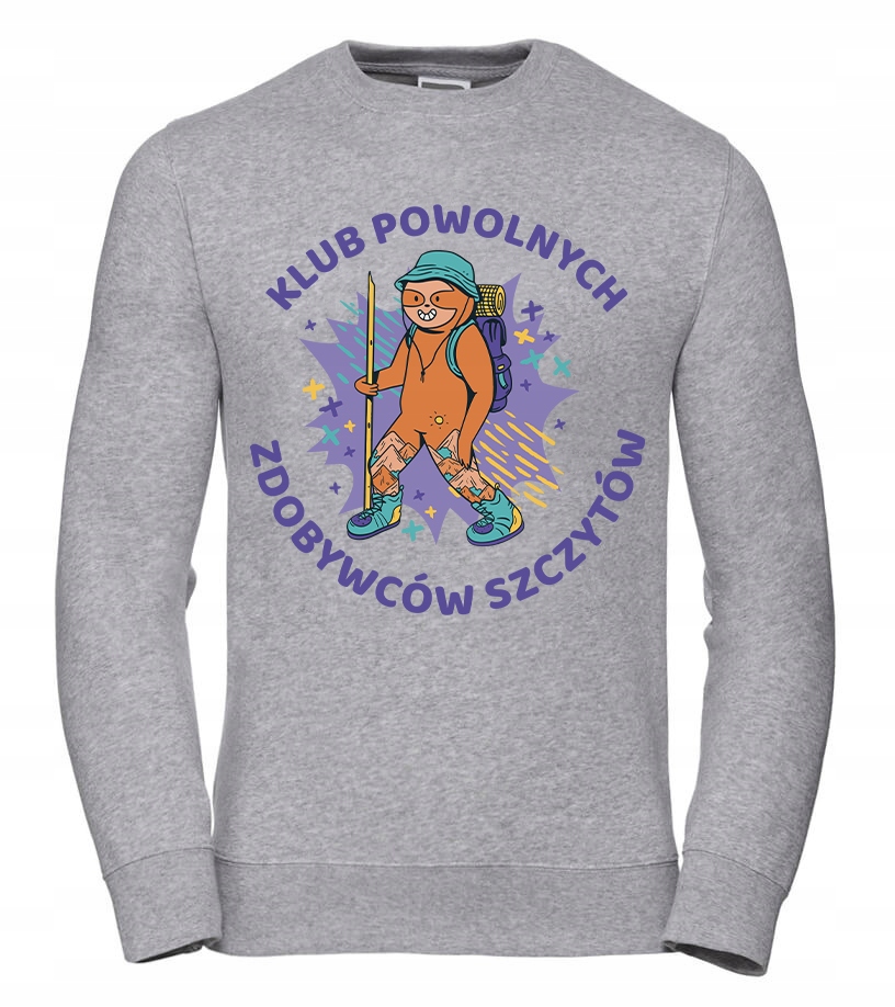Pánská Mikina Klub pomalých vítězů vrcholů Xs Šedá Pro něj Chlapa Manžel