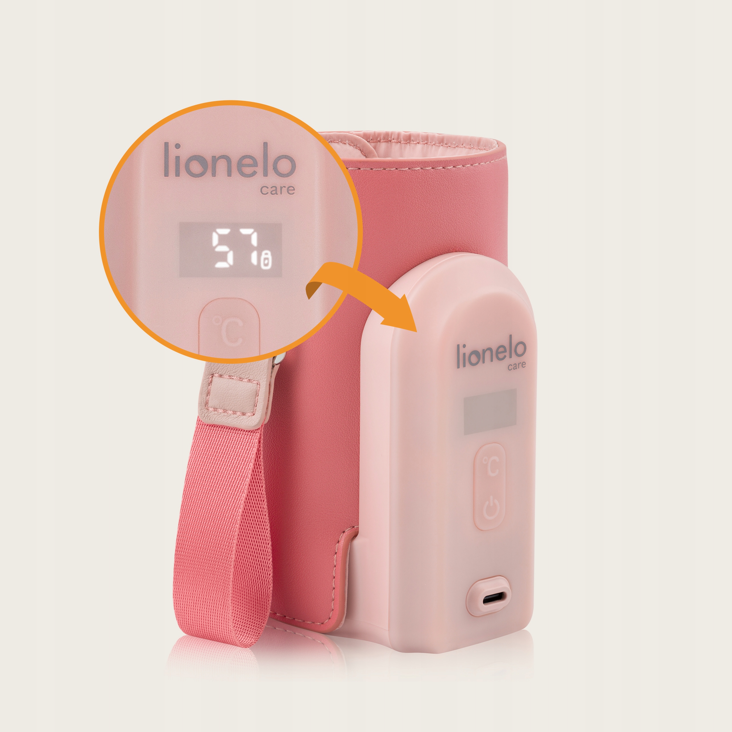 LIONELO Podgrzewacz Do Butelek USB-C LCD 5 Temperatur Dla Niemowląt — miniatura 9
