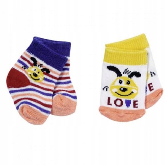 BABY Born - Ponožky pre bábiku 2-balenie farebné 831755
