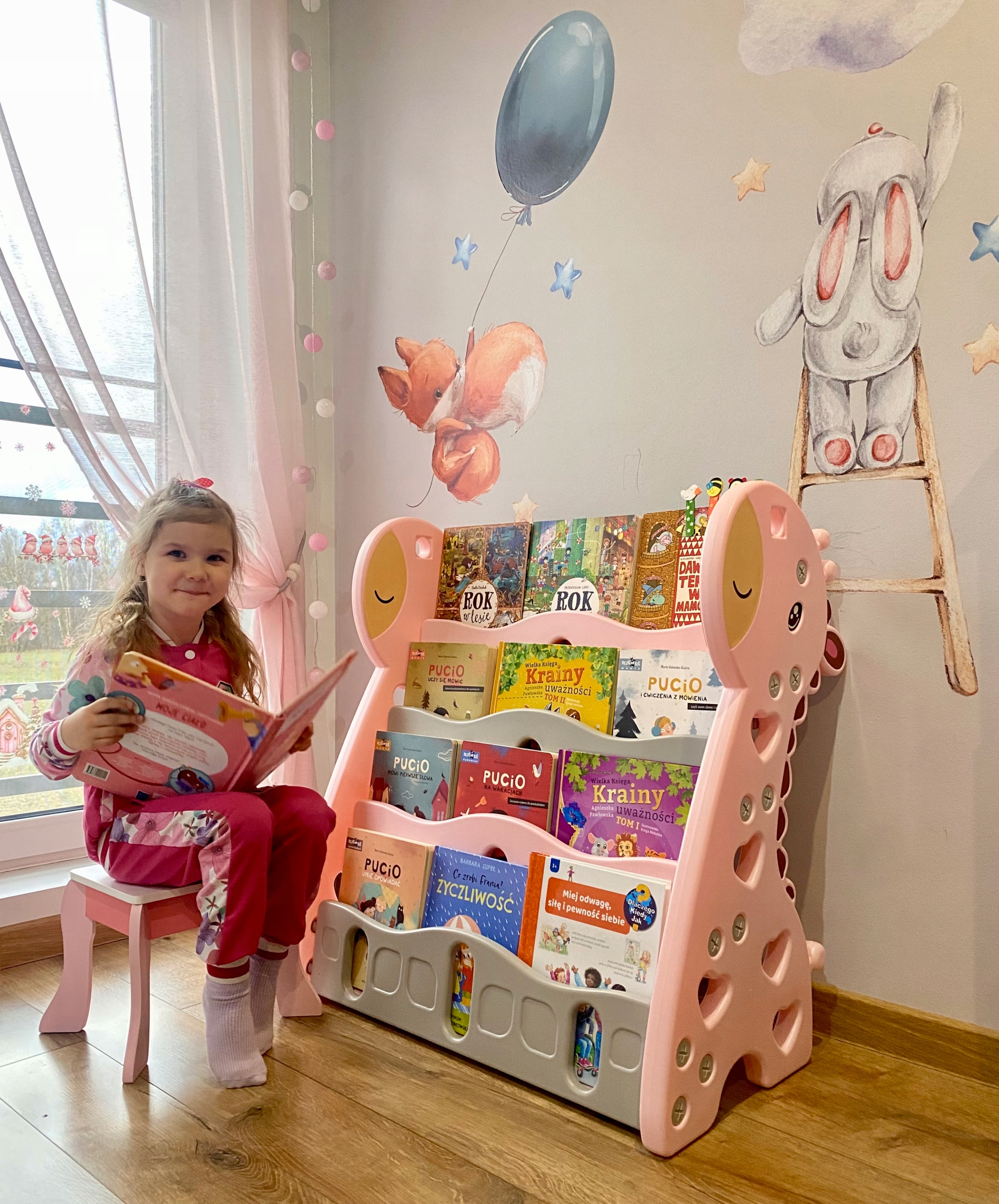 REGAŁ MONTESSORI NA KSIĄŻKI PÓŁKA SZAFKA ORGANIZER POKÓJ DZIECIĘCY Z33R Kod producenta Z33R