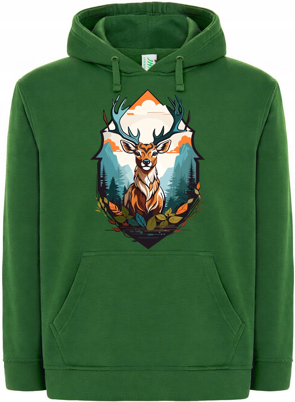mikina s kapucí Jelen Býk Myslivost Dárek r.XS
