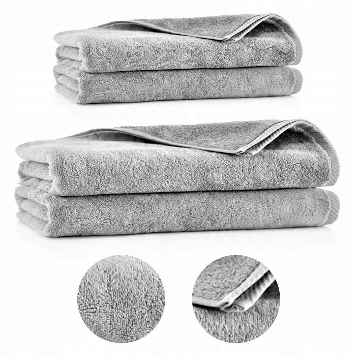 

Komplet 4x Ręczniki 50x100 70x140 Hotelowe Frotte