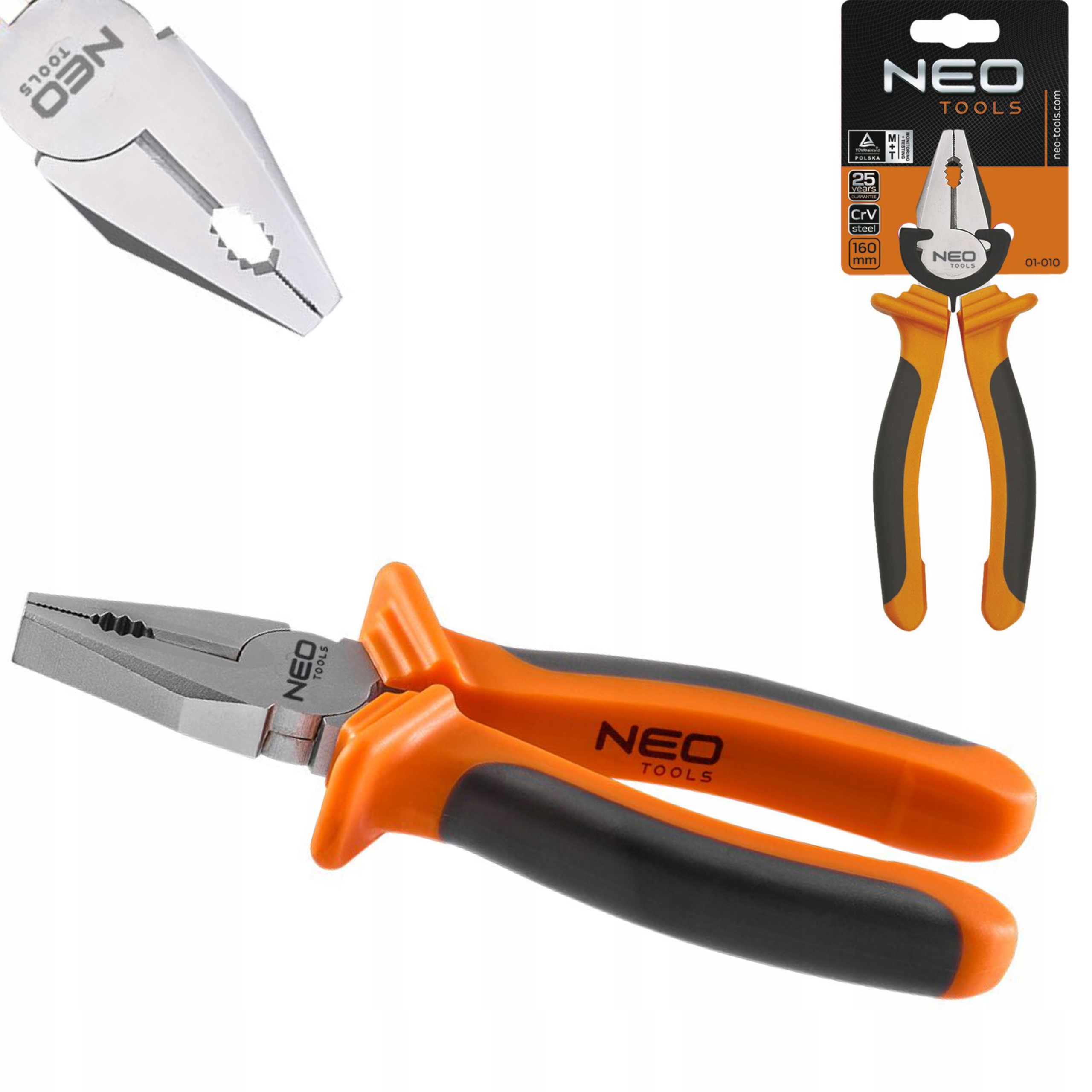 

Szczypce Uniwersalne Kombinerki 160mm Neo 01-010