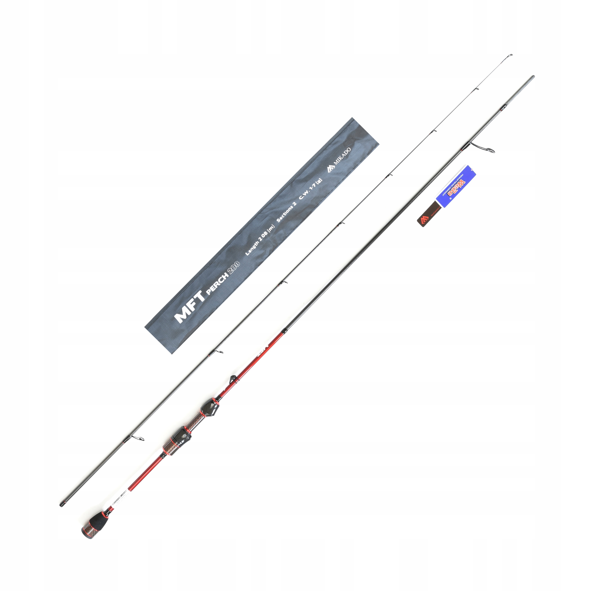 Wędka okoniowa okoniówka Mikado Mft Perch 2.08m 1-7g na przynęty miękkie