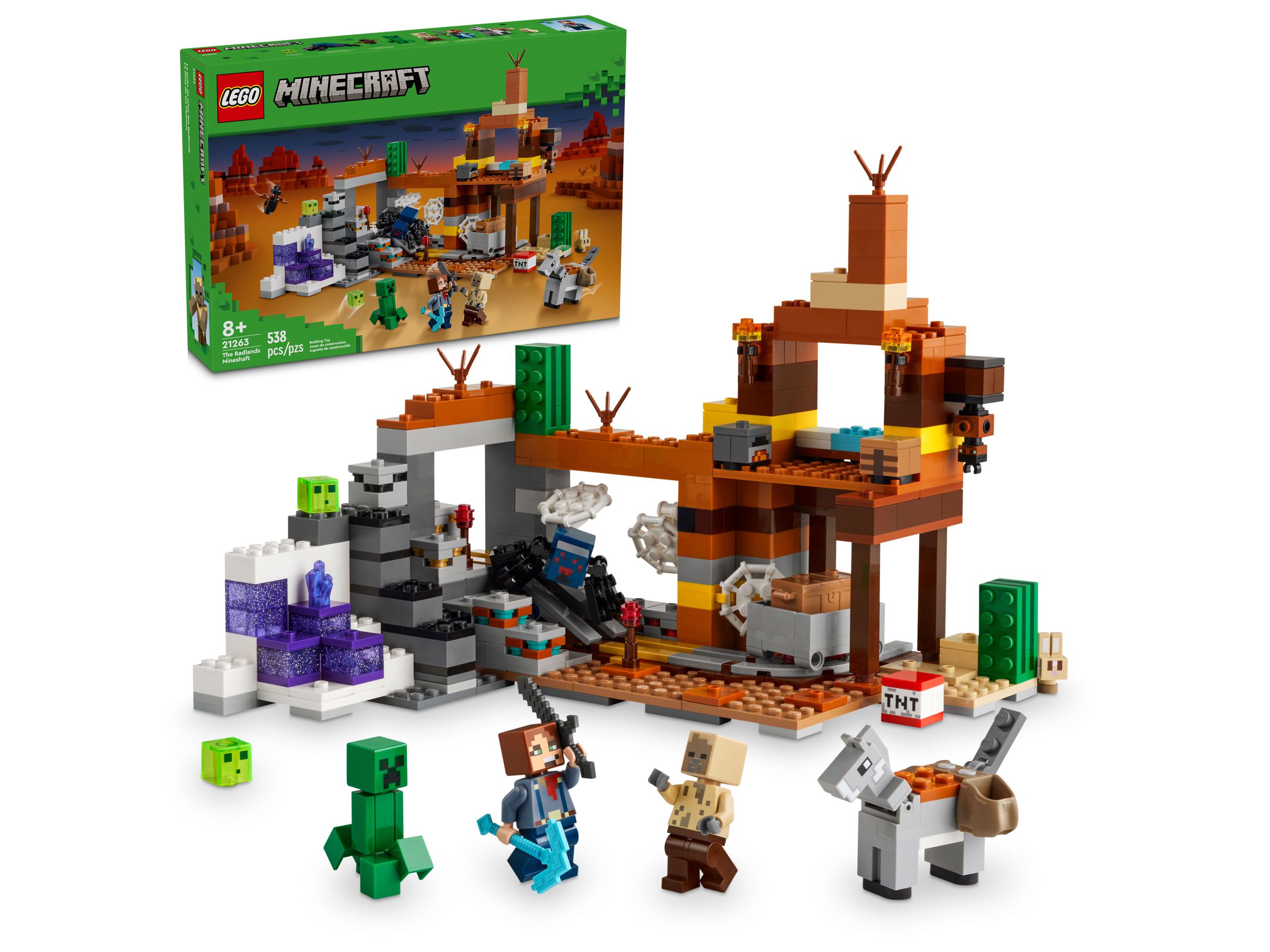 stavebnice Lego Minecraft 21263 Důl v Badlandech