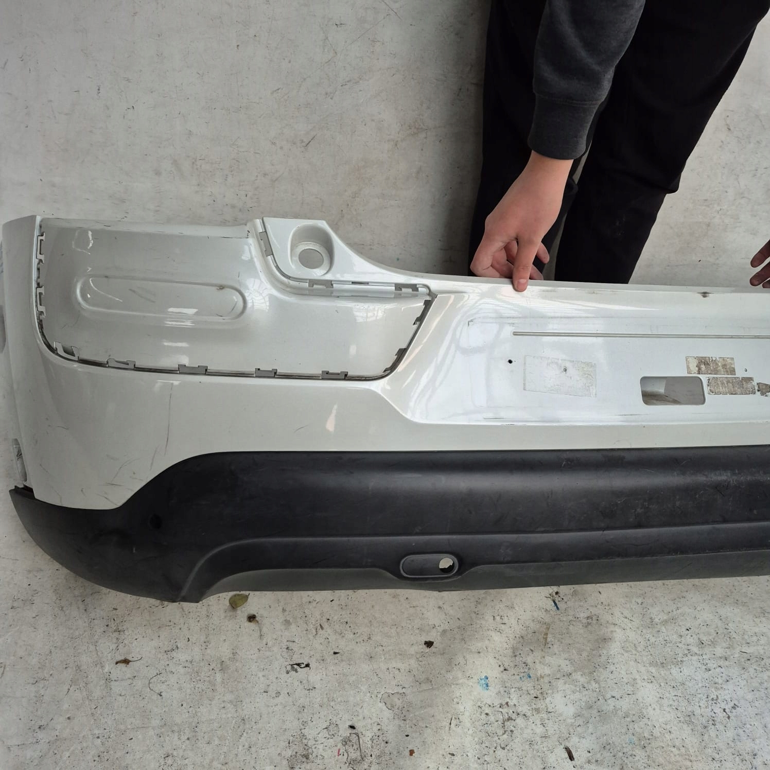 CITROEN C4 CACTUS 14-17 bumper rear part rear PDC 9801686677
