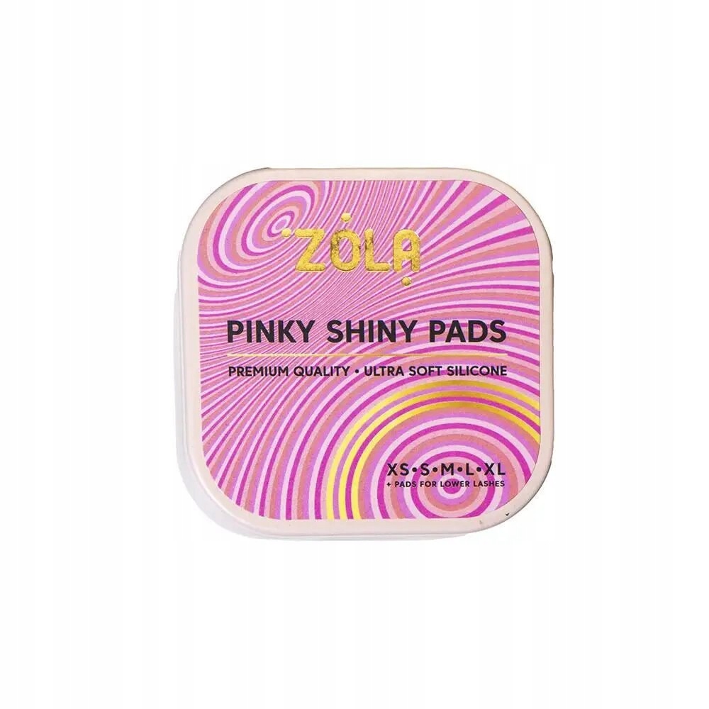 Zestaw wałeczków silikonowych do laminacji rzęs Zola Pinky Shiny Pads 5 par