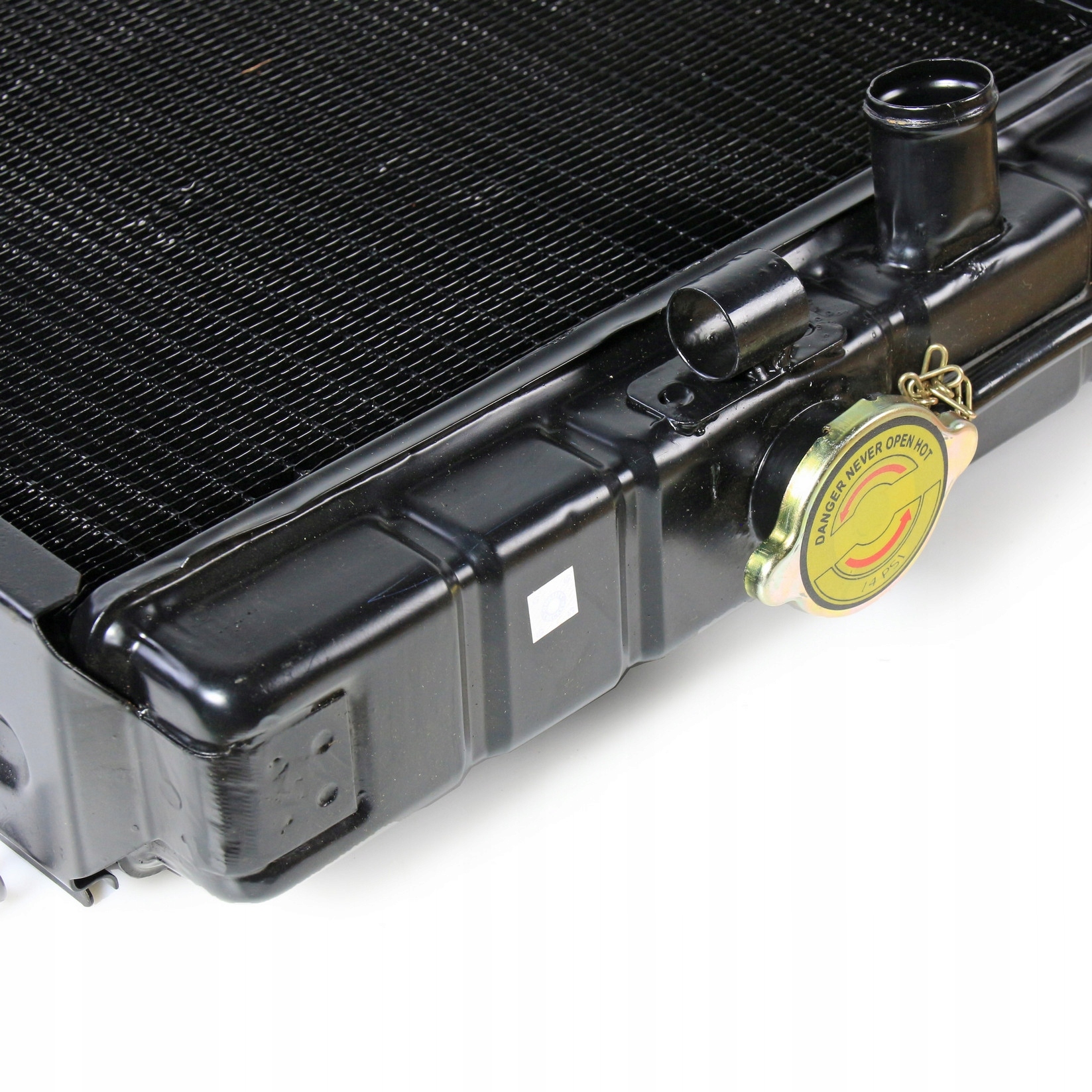 CHŁODNICA C-330 4 RZĘDOWA SLOTY MIEDŹ-BRĄZ + KOREK THM Producent części iNY