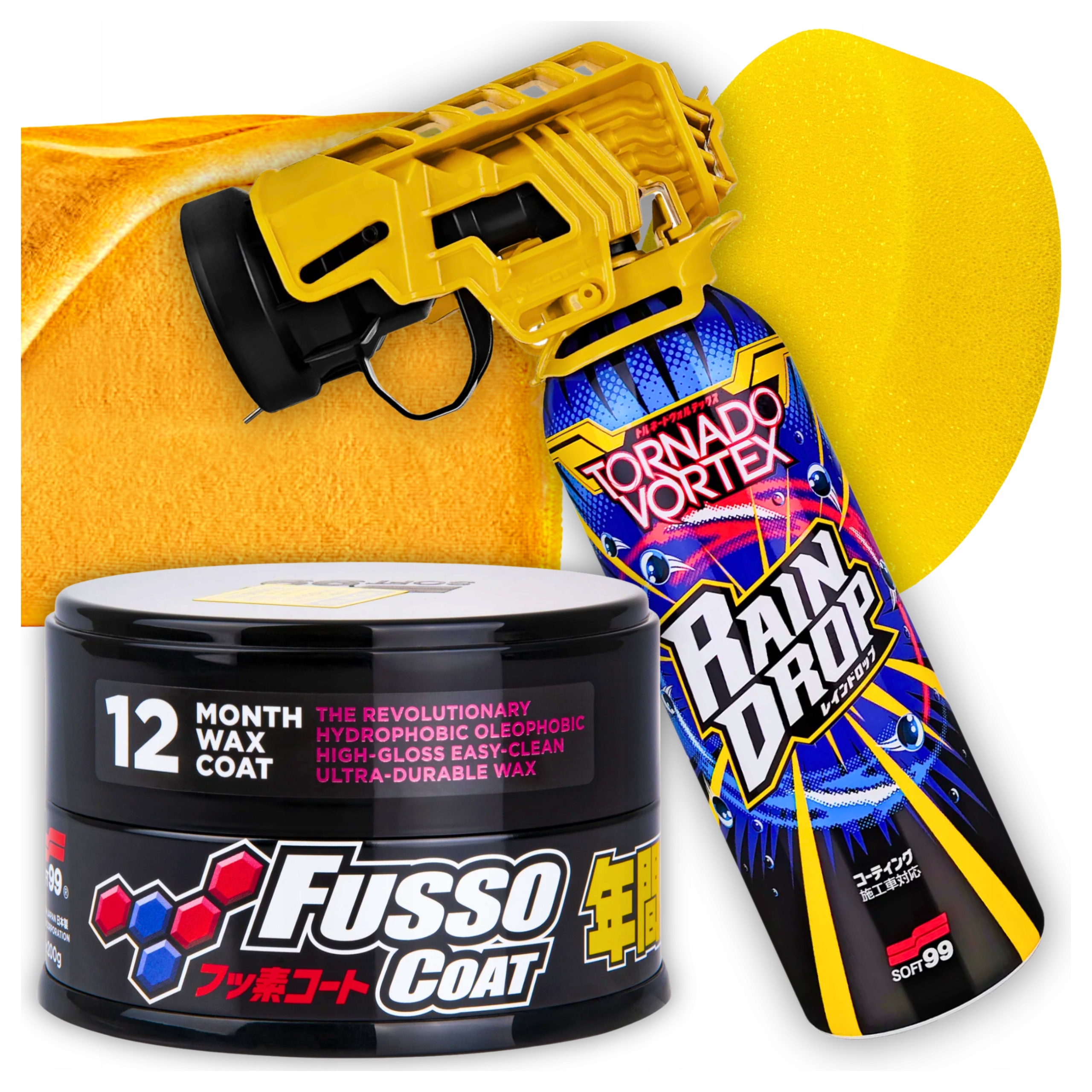 Wosk Samochodowy SOFT99 FUSSO BLACK Do Samochód Auta Hydro