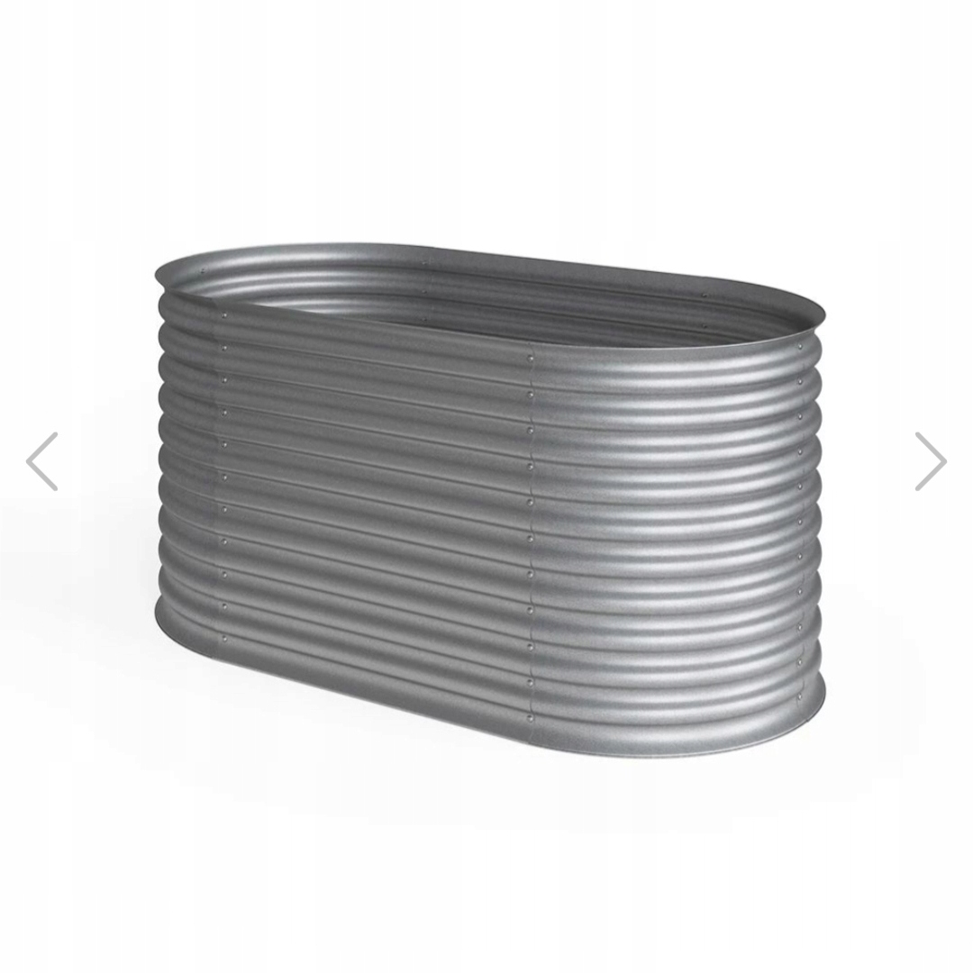 OK-Living Záhon, 160 x 82 cm, strieborný