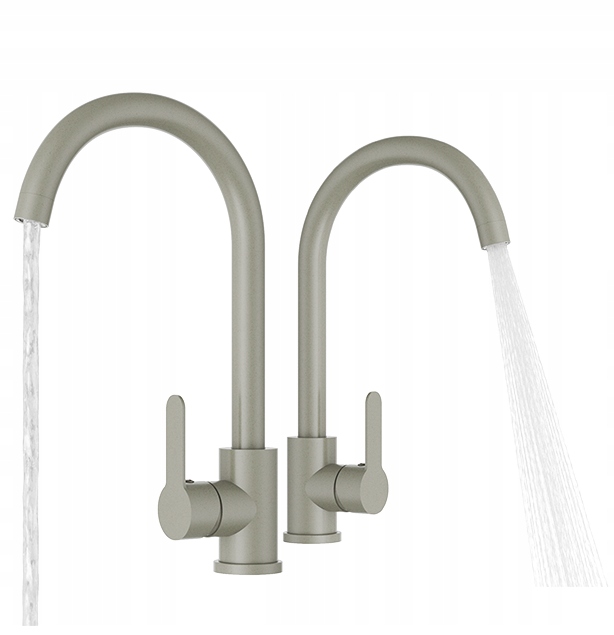 Kuchynská Batéria Prestige Plus Béžová, Zaoblená Výtoková Nádrž Na Umývadlo