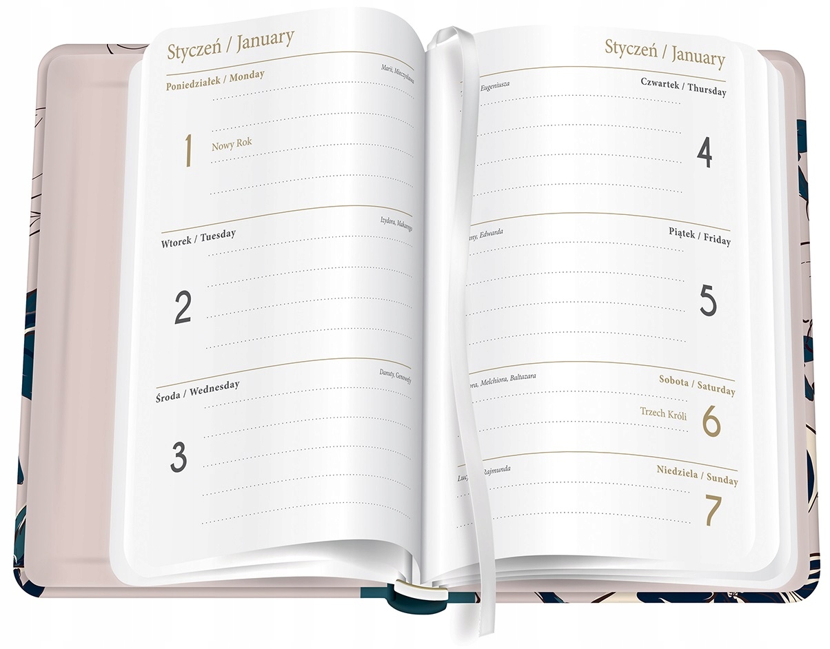 KALENDARZ 2024 B6 PLANER TERMINARZ TYGODNIOWY Producent Interdruk