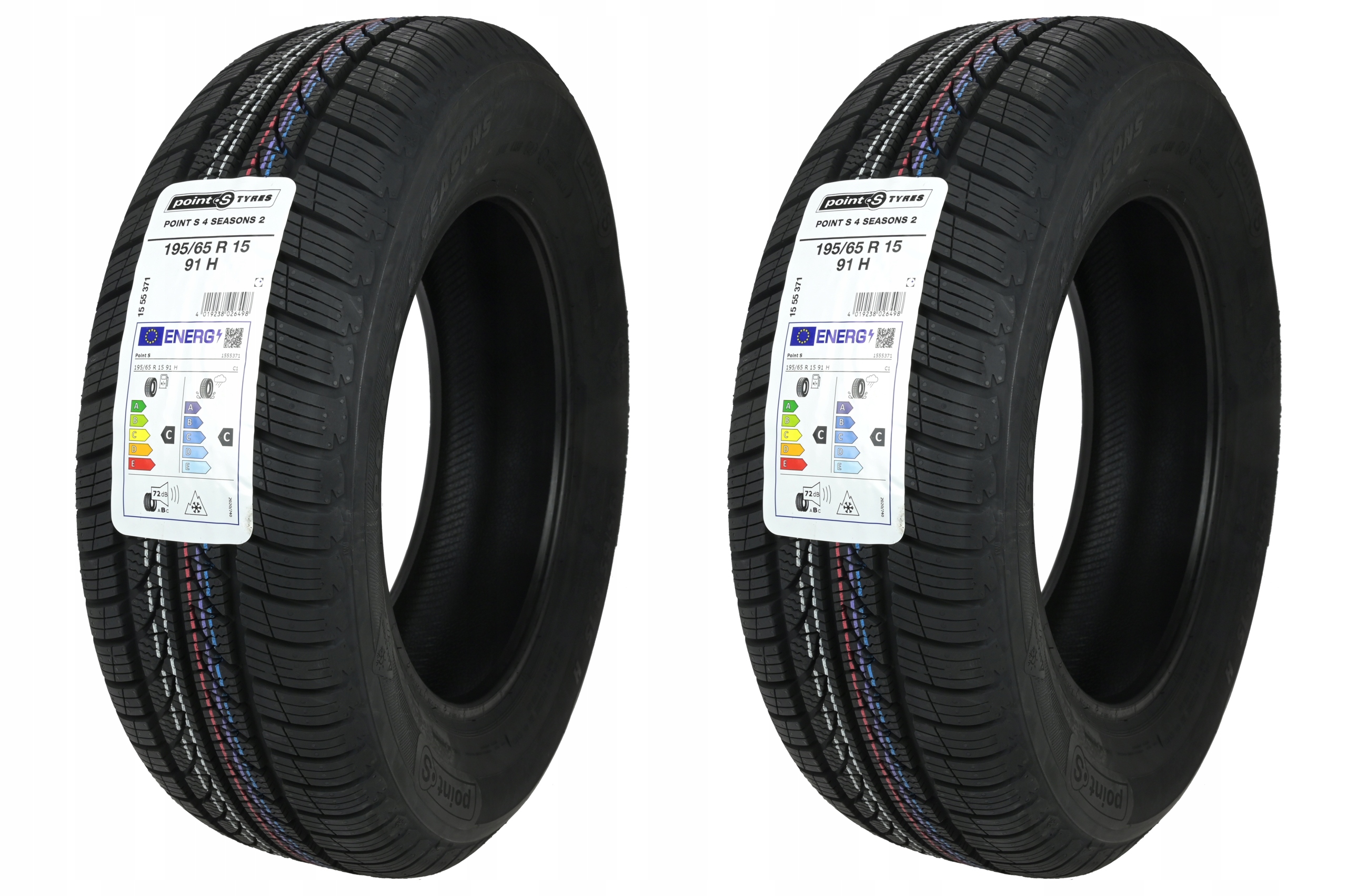 2 x 195 / 65R15 91H 4Seasons 2 Point S круглий рік