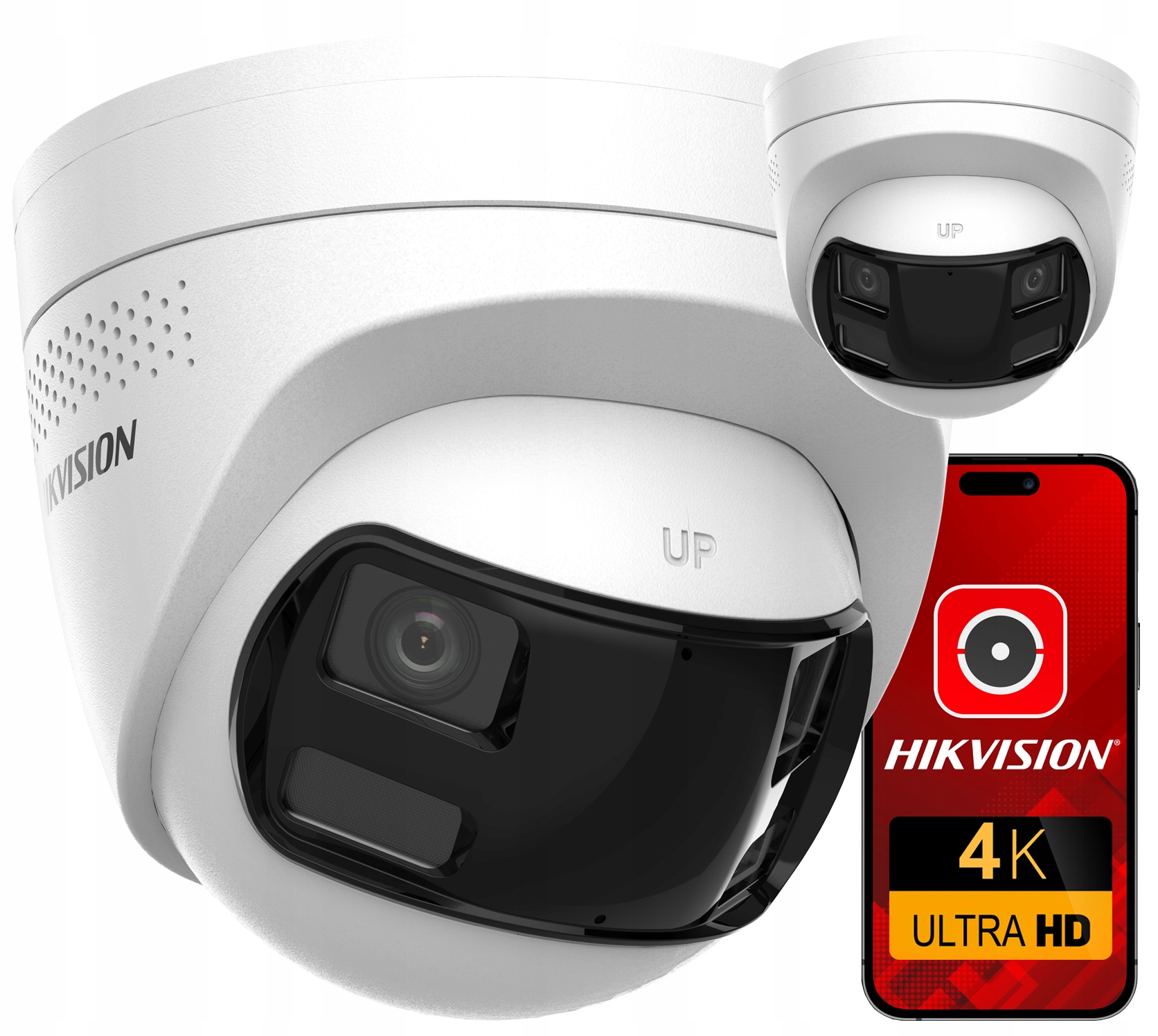 Kamera Ip 8MPx 4K Hikvision DS-2CD1383G2P-LIUF/SL Panoramiczna 180° Audio