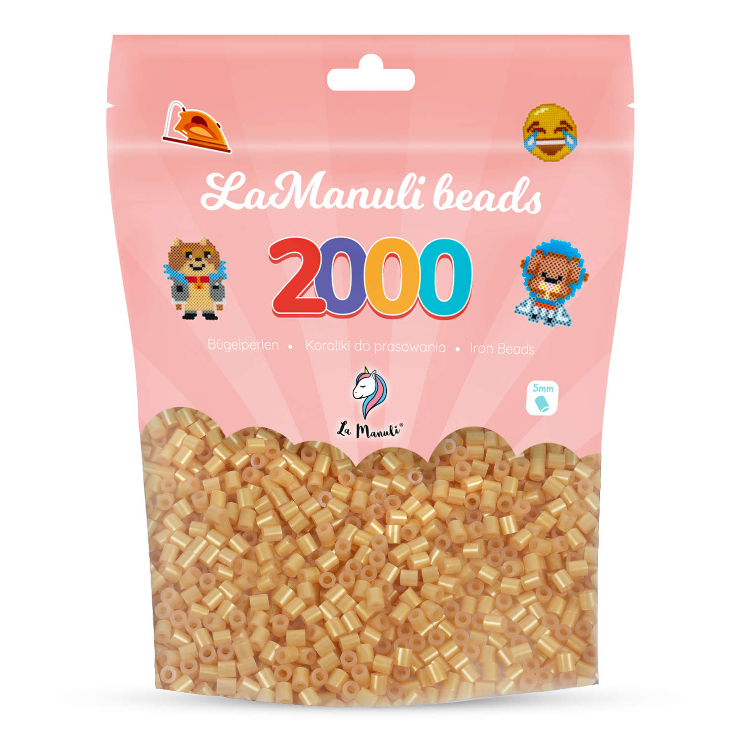 

Koraliki do prasowania 2000 Złote Korale 5mm