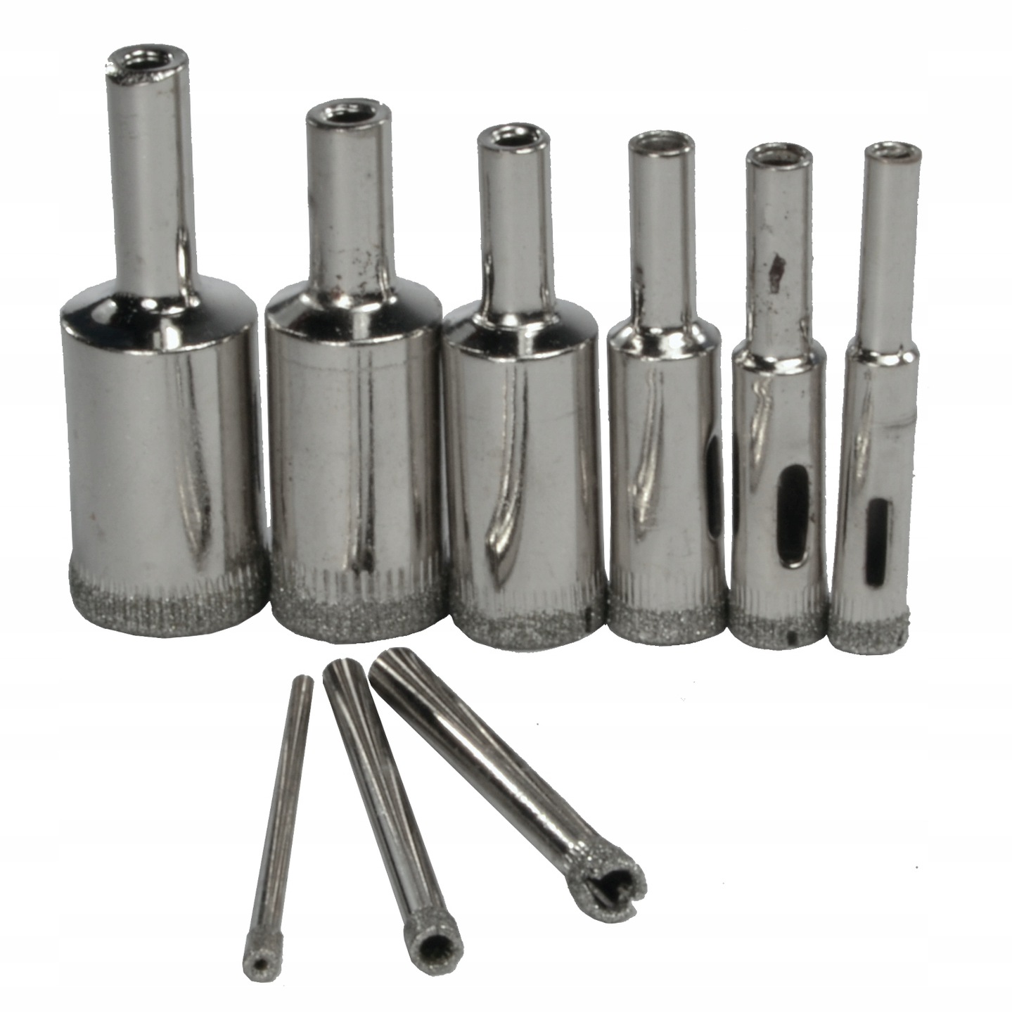 ZESTAW OTWORNIC DIAMENTOWYCH GRES PŁYTKI 14 SZTUK Marka Vorfal