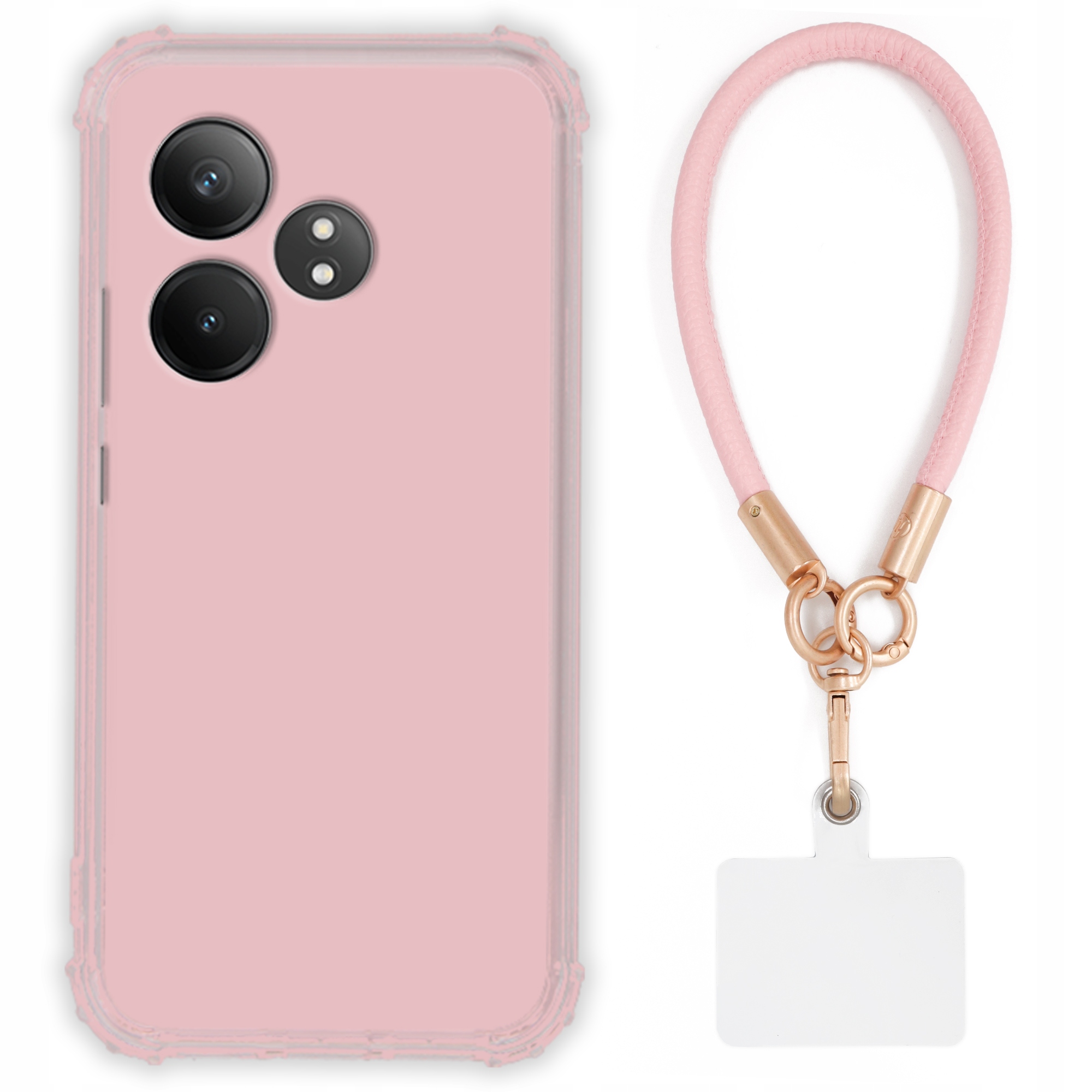 Etui Do Realme Gt Neo 6 Se Case Antishock Pinky Ružové vodítko Sada Tpu